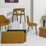 Καρέκλες & Πολυθρόνες Chair Atom Yellow M4 Hd0473