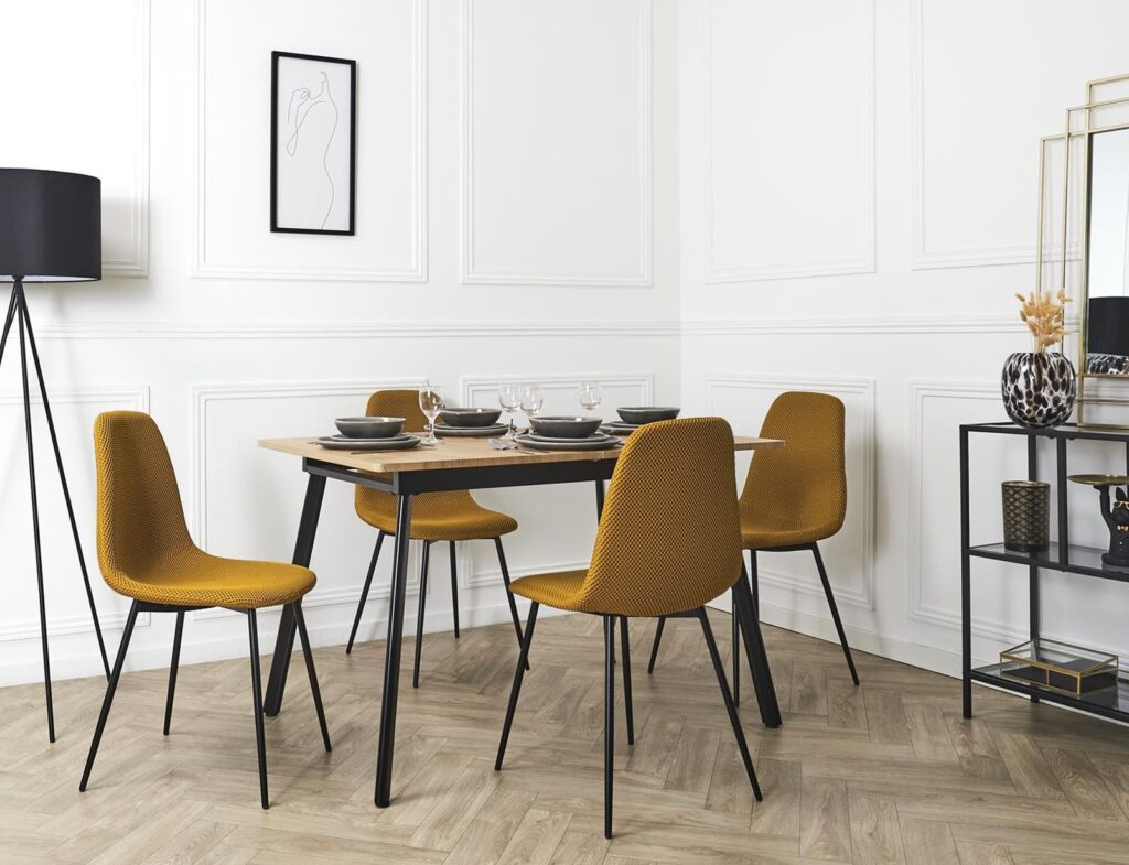 Καρέκλες & Πολυθρόνες Chair Atom Yellow M4 Hd0473