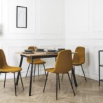 Καρέκλες & Πολυθρόνες Chair Atom Yellow M4 Hd0473