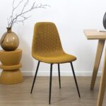Καρέκλες & Πολυθρόνες Chair Atom Yellow M4 Hd0473