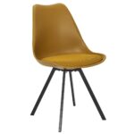Καρέκλες & Πολυθρόνες Chair Pp With Cushion Yellow Atom M4 Hd0482