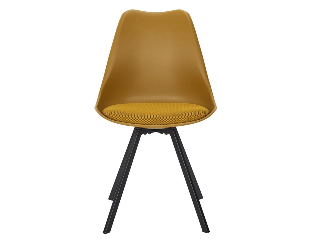 Καρέκλες & Πολυθρόνες Chair Pp With Cushion Yellow Atom M4 Hd0482