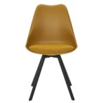 Καρέκλες & Πολυθρόνες Chair Pp With Cushion Yellow Atom M4 Hd0482