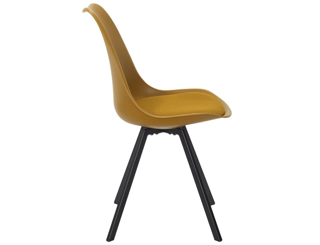 Καρέκλες & Πολυθρόνες Chair Pp With Cushion Yellow Atom M4 Hd0482