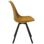 Καρέκλες & Πολυθρόνες Chair Pp With Cushion Yellow Atom M4 Hd0482