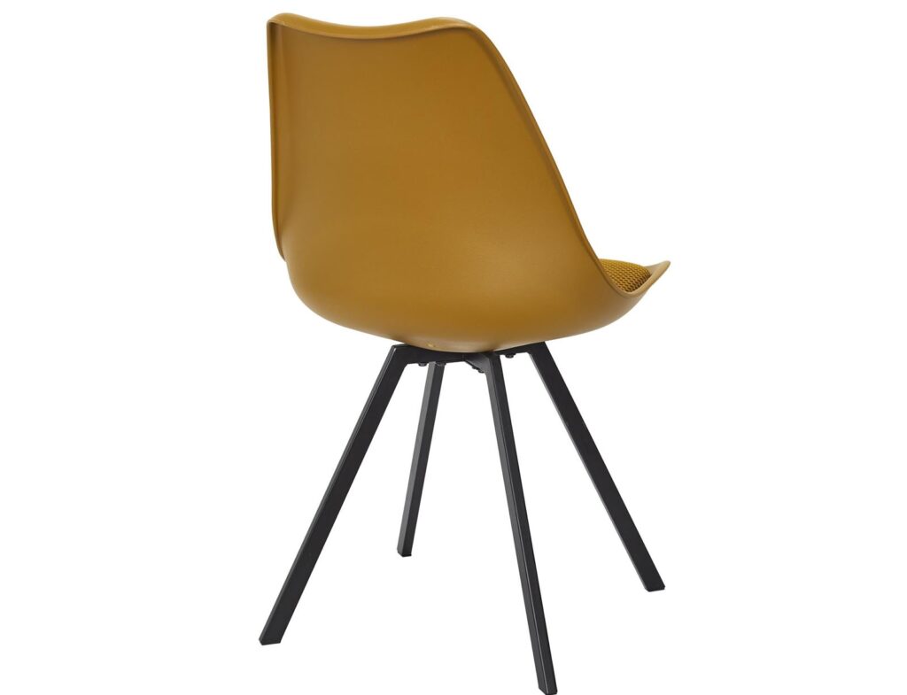 Καρέκλες & Πολυθρόνες Chair Pp With Cushion Yellow Atom M4 Hd0482