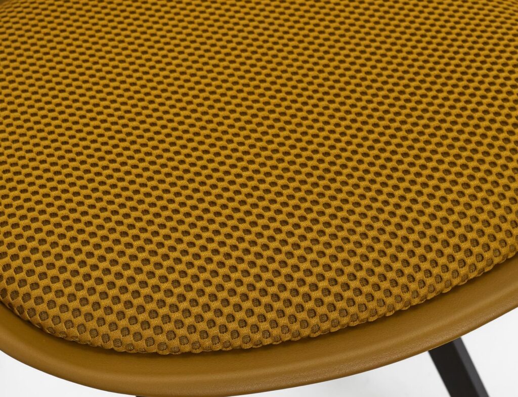 Καρέκλες & Πολυθρόνες Chair Pp With Cushion Yellow Atom M4 Hd0482