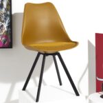 Καρέκλες & Πολυθρόνες Chair Pp With Cushion Yellow Atom M4 Hd0482