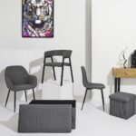 Καρέκλες & Πολυθρόνες Design Armchair Atom Grey M2 A1/M2 Hd0466