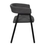 Καρέκλες & Πολυθρόνες Design Armchair Atom Grey M2 A1/M2 Hd0466