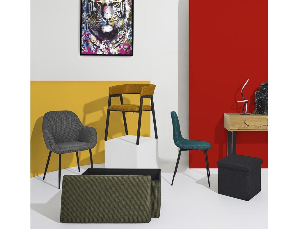 Καρέκλες & Πολυθρόνες Design Armchair Atom Yellow M2 A1/M2 Hd0465