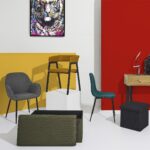 Καρέκλες & Πολυθρόνες Design Armchair Atom Yellow M2 A1/M2 Hd0465