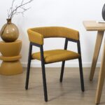 Καρέκλες & Πολυθρόνες Design Armchair Atom Yellow M2 A1/M2 Hd0465