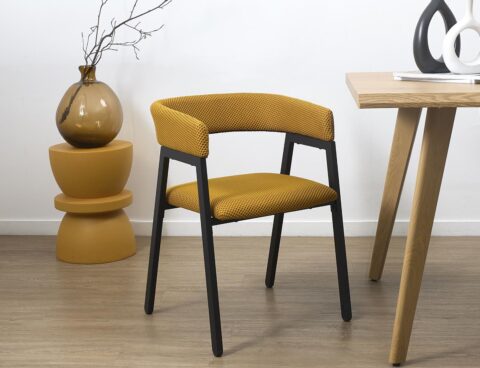 Καρέκλες & Πολυθρόνες Design Armchair Atom Yellow M2 A1/M2 Hd0465