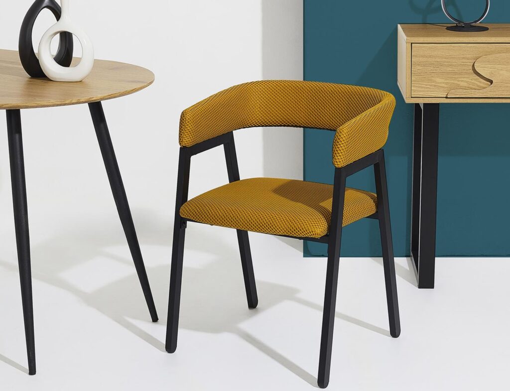 Καρέκλες & Πολυθρόνες Design Armchair Atom Yellow M2 A1/M2 Hd0465