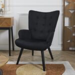 Καρέκλες & Πολυθρόνες Giulia Lounge Chair Black A1 Hd0364