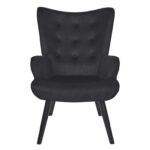 Καρέκλες & Πολυθρόνες Giulia Lounge Chair Black A1 Hd0364