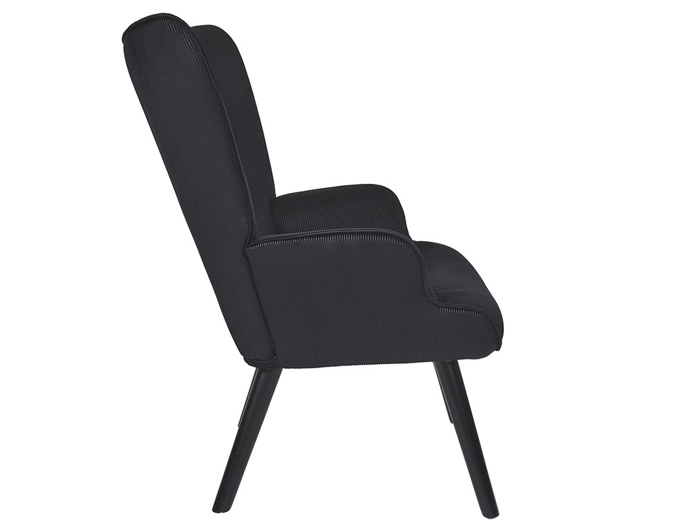 Καρέκλες & Πολυθρόνες Giulia Lounge Chair Black A1 Hd0364