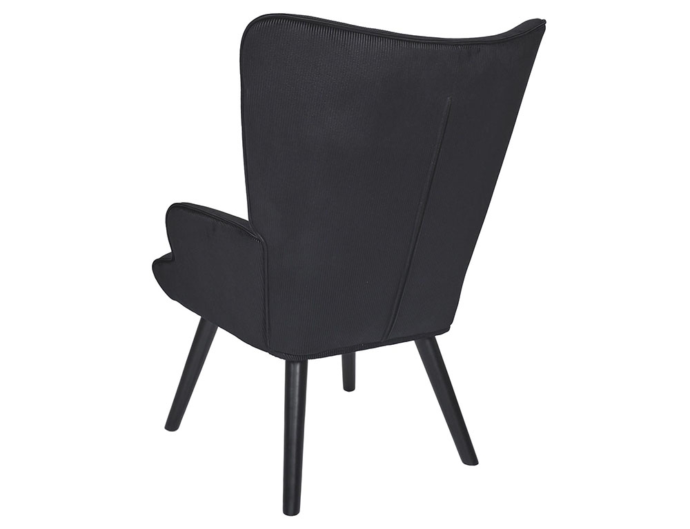 Καρέκλες & Πολυθρόνες Giulia Lounge Chair Black A1 Hd0364