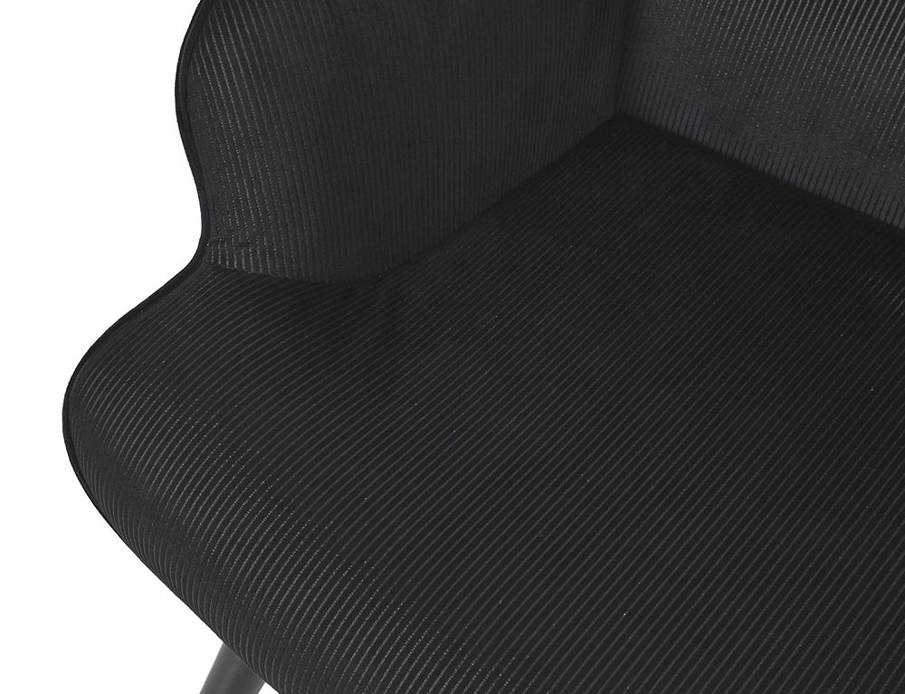 Καρέκλες & Πολυθρόνες Giulia Lounge Chair Black A1 Hd0364