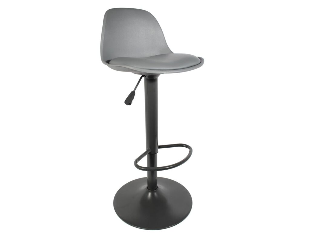 Καρέκλες & Πολυθρόνες Isak Grey Bar Stool Hd6217