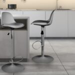 Καρέκλες & Πολυθρόνες Isak Grey Bar Stool Hd6217