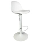 Καρέκλες & Πολυθρόνες Isak White Bar Stool Hd6216