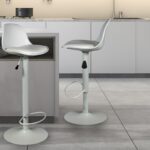 Καρέκλες & Πολυθρόνες Isak White Bar Stool Hd6216