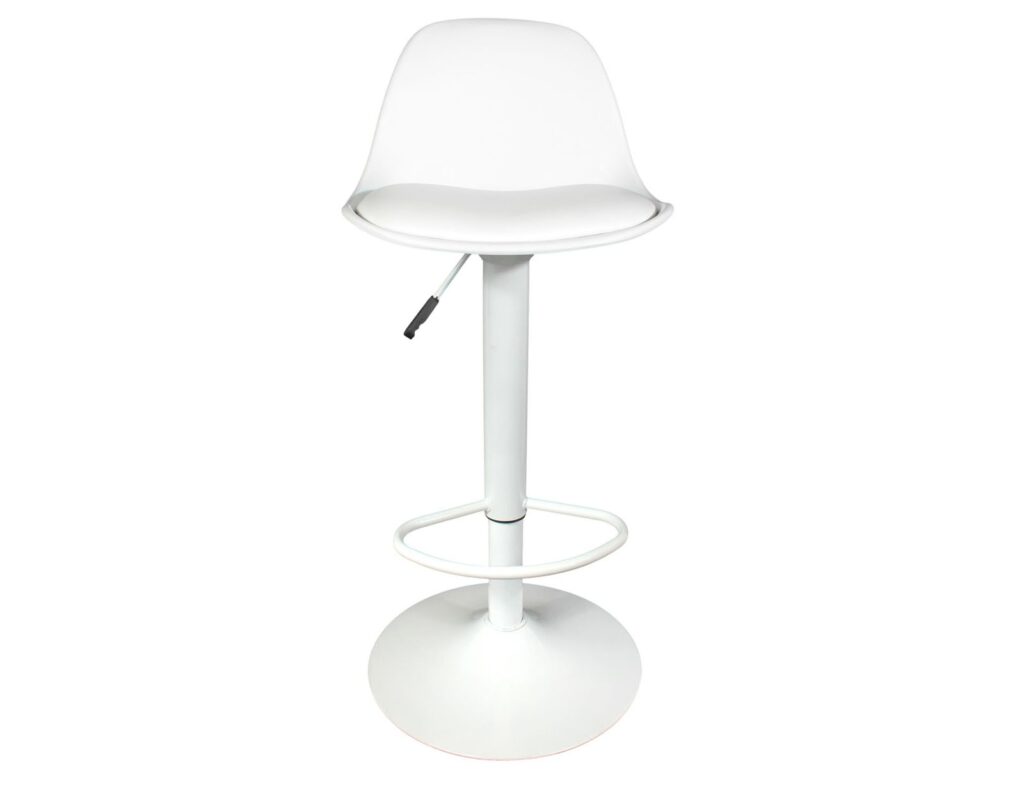 Καρέκλες & Πολυθρόνες Isak White Bar Stool Hd6216