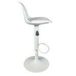 Καρέκλες & Πολυθρόνες Isak White Bar Stool Hd6216
