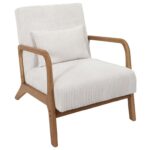 Καρέκλες & Πολυθρόνες Living Room Armchair Scott Beige Hd0349
