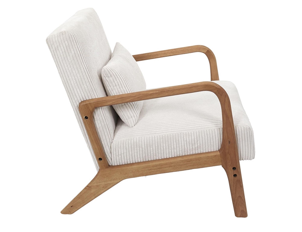 Καρέκλες & Πολυθρόνες Living Room Armchair Scott Beige Hd0349