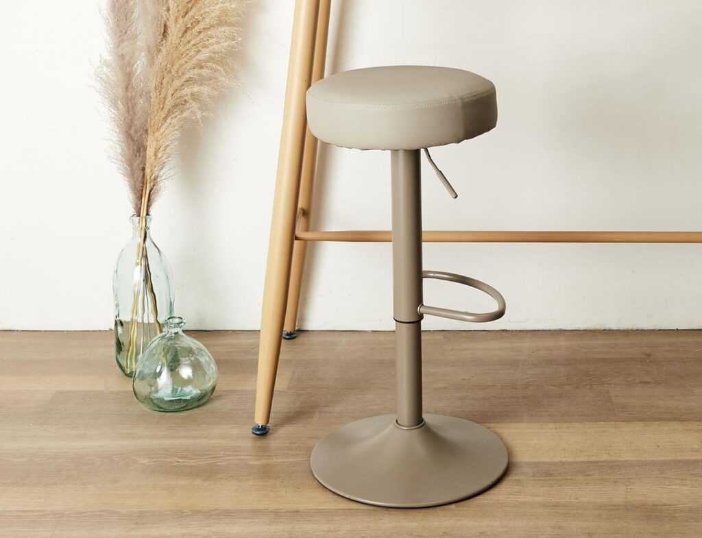 Καρέκλες & Πολυθρόνες Mumford Adjustable Grey Bar Stool Hd7607
