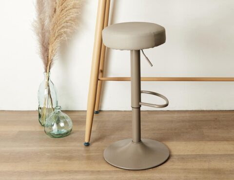 Καρέκλες & Πολυθρόνες Mumford Adjustable Grey Bar Stool Hd7607