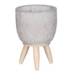 Κασπώ Με Πόδια Mica Decorations - 7.5X10.5Cm - Γκρι