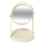 Kαθρέφτες Μπάνιου Ivory Round Mirror Pivot Duo