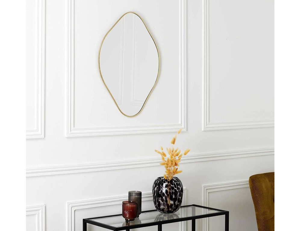 Καθρέπτες Miroir Deco Contour Dore Losange H60Cm Come M6 Hd0