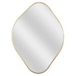 Καθρέπτες Miroir Deco Contour Dore Losange H60Cm Come M6 Hd0