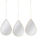Καθρέπτες Mirror Deco Drop Suspended Gold Sixte X3 Hd0108