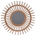 Καθρέπτες Mirror Wood 50Cm Natural Nb1305070