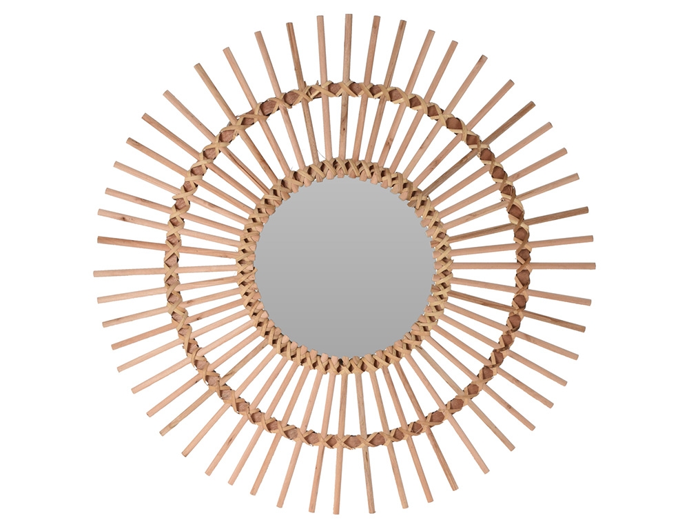 Καθρέπτες Mirror Wood 78Cm Naturel Nb1305040