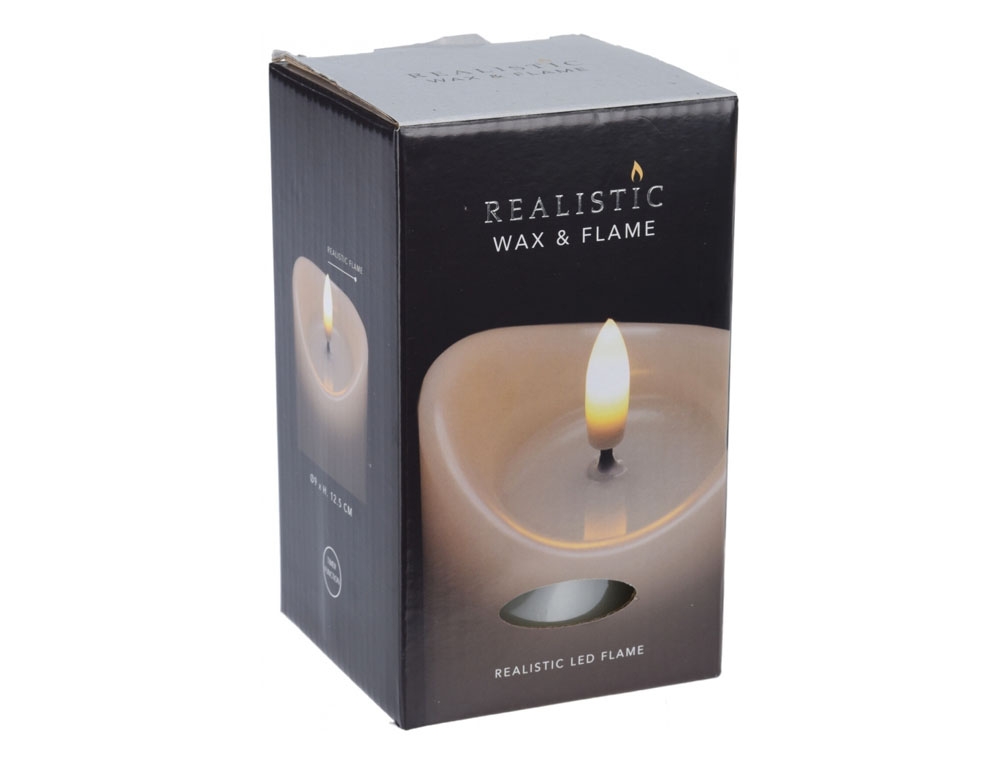 Κεριά Ατμοσφαιρικού Φωτισμού Led Led Candle 90X125Mm Ivory