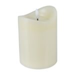 Κεριά Ατμοσφαιρικού Φωτισμού Led Led Candle 90X125Mm Ivory