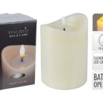 Κεριά Ατμοσφαιρικού Φωτισμού Led Led Candle 90X125Mm Ivory