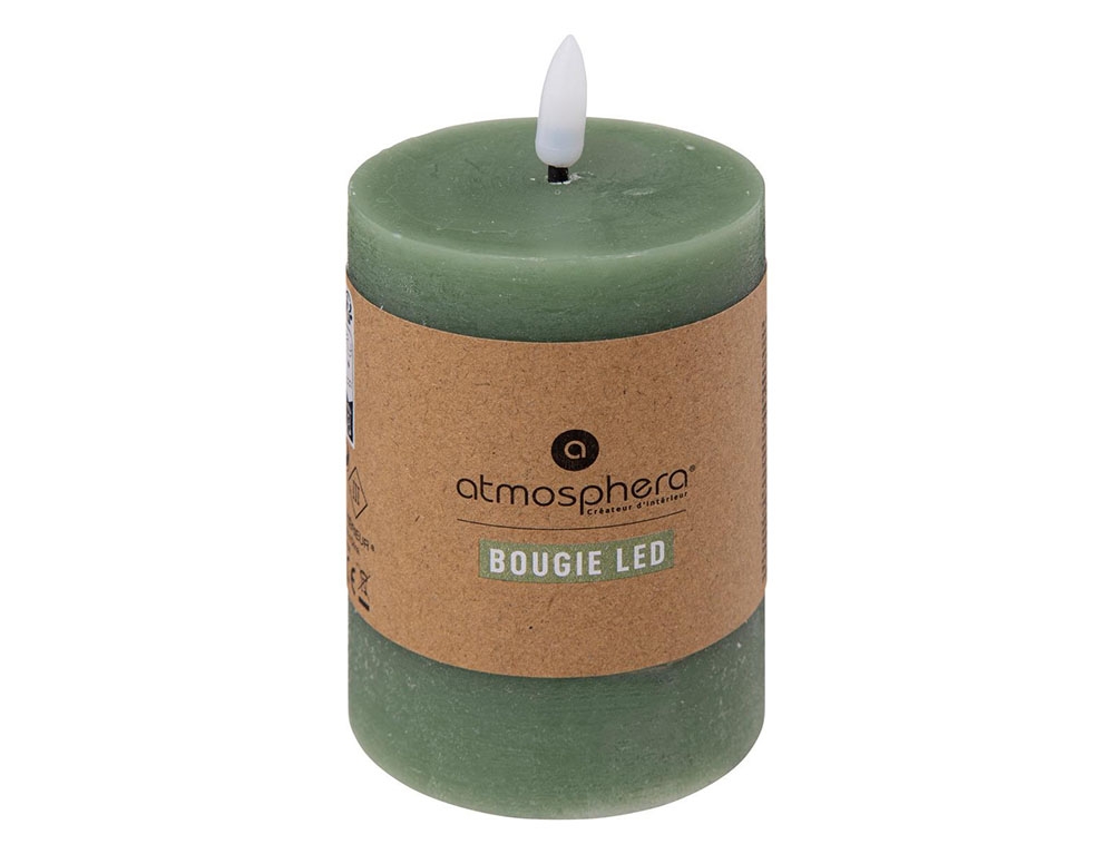 Κεριά Ατμοσφαιρικού Φωτισμού Led Molia Gree Rnd Led Candle 7X13