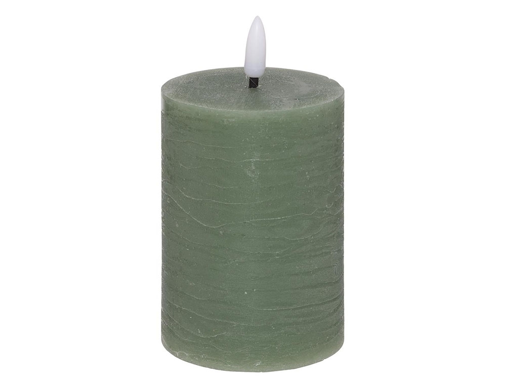 Κεριά Ατμοσφαιρικού Φωτισμού Led Molia Gree Rnd Led Candle 7X13