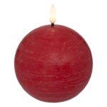 Κεριά Ατμοσφαιρικού Φωτισμού Led Molia Red Ball Led Candle D10