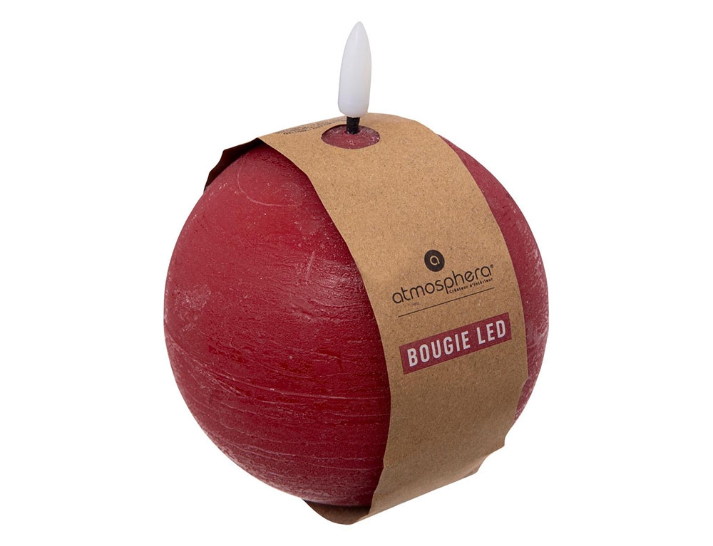 Κεριά Ατμοσφαιρικού Φωτισμού Led Molia Red Ball Led Candle D10