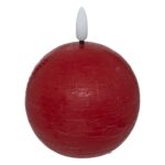 Κεριά Ατμοσφαιρικού Φωτισμού Led Molia Red Ball Led Candle D12