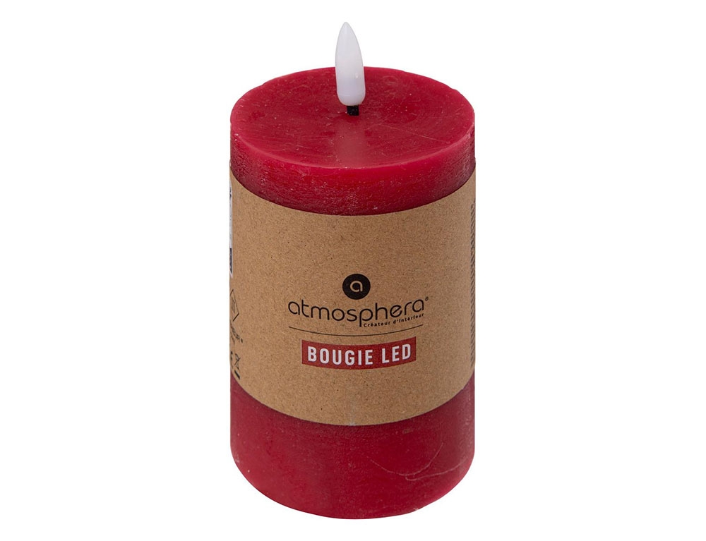 Κεριά Ατμοσφαιρικού Φωτισμού Led Molia Red Rnd Led Candle 7X13